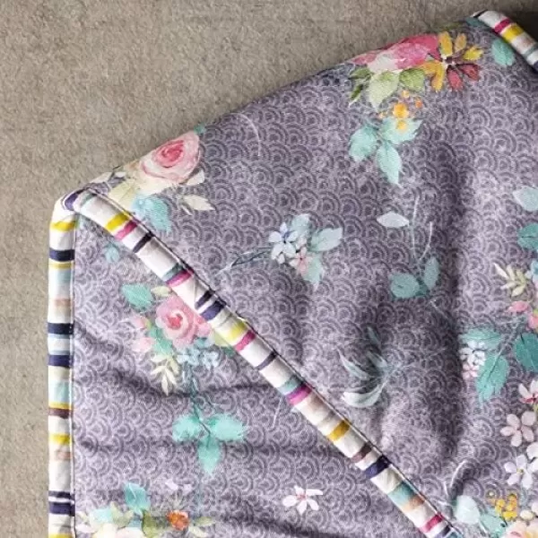 imageMaison d Hermine Double Oven Gloves 100 Cotton Double Oven Mitt Heat Resistant BBQ Cooking Gloves with Loop Grilling Handling Hot Pans Colmar  SpringSummer 7quotx35quot22  Sweet Rose Lavender  Lush