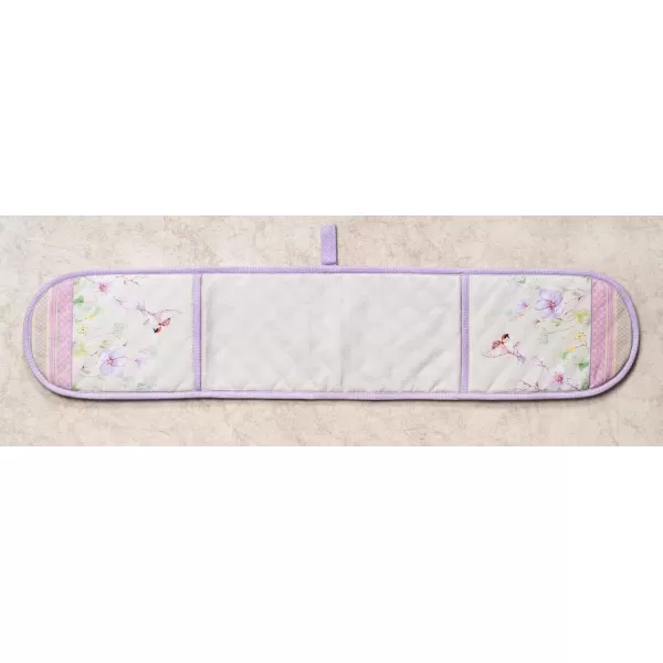 imageMaison d Hermine Double Oven Gloves 100 Cotton Double Oven Mitt Heat Resistant BBQ Cooking Gloves with Loop Grilling Handling Hot Pans Colmar  SpringSummer 7quotx35quotMagnolia Mornings