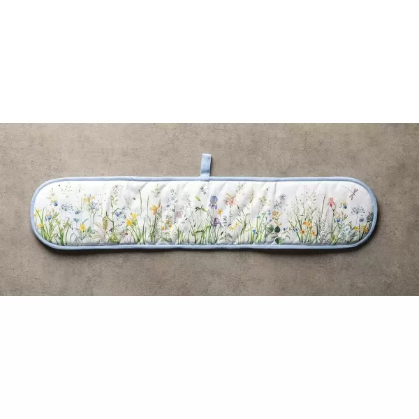 imageMaison d Hermine Double Oven Gloves 100 Cotton Double Oven Mitt Heat Resistant BBQ Cooking Gloves with Loop Grilling Handling Hot Pans Colmar  SpringSummer 7quotx35quot9  Fleurs De Mai