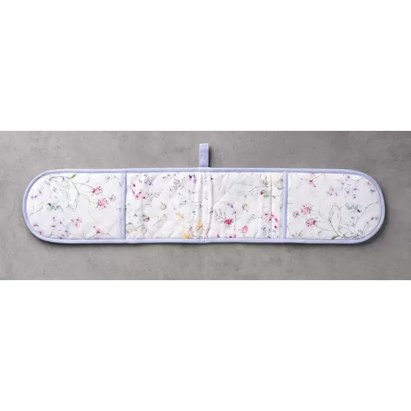 imageMaison d Hermine Double Oven Gloves 100 Cotton Double Oven Mitt Heat Resistant BBQ Cooking Gloves with Loop Grilling Handling Hot Pans Colmar  SpringSummer 7quotx35quotSummer Floral