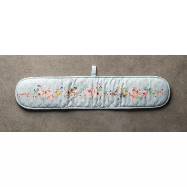 imageMaison d Hermine Double Oven Gloves 100 Cotton Double Oven Mitt Heat Resistant BBQ Cooking Gloves with Loop Grilling Handling Hot Pans Colmar  SpringSummer 7quotx35quot47  Ibiza
