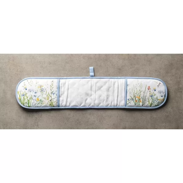 imageMaison d Hermine Double Oven Gloves 100 Cotton Double Oven Mitt Heat Resistant BBQ Cooking Gloves with Loop Grilling Handling Hot Pans Colmar  SpringSummer 7quotx35quot9  Fleurs De Mai
