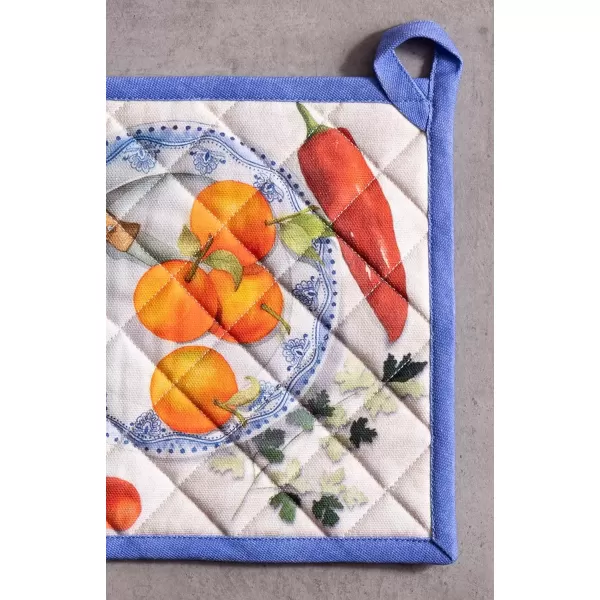 imageMaison d Hermine Hot Pads 100 Cotton Pot Holders Set of 2 with Hanging Loop Potholder Heat Resistant BBQ Baking Grilling ampamp Barbeque Birdies On Wire  SpringSummer 8quotx8quot43  Gourmand