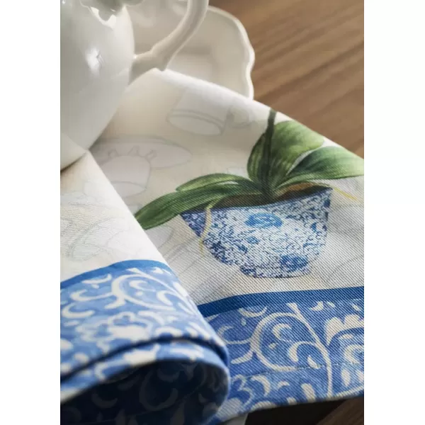 imageMaison d Hermine Napkin 100 Cotton Set of 4 Decorative Washable Table Cloth Napkins Dining Wedding Banquet Buffet Happy Florals  High Summer  SpringSummer 20x2013  Canton