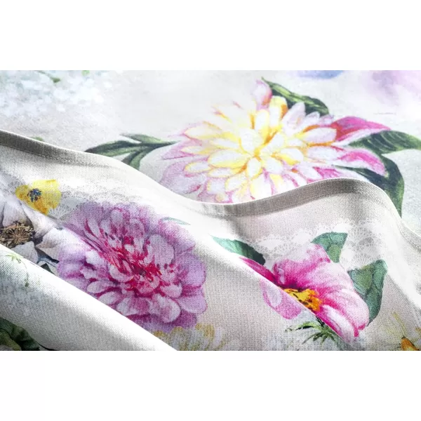 imageMaison d Hermine Napkin 100 Cotton Set of 4 Decorative Washable Table Cloth Napkins Dining Wedding Banquet Buffet Happy Florals  High Summer  SpringSummer 20x2015  Pivoine