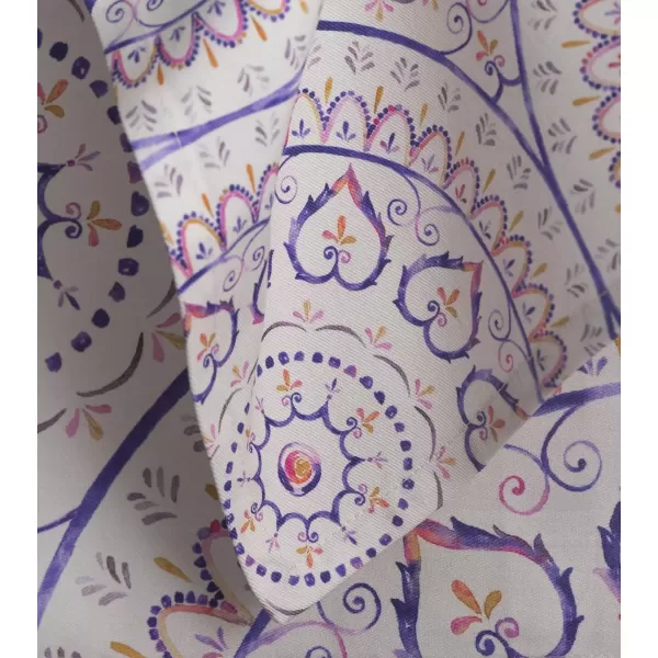 imageMaison d Hermine Napkin 100 Cotton Set of 4 Decorative Washable Table Cloth Napkins Dining Wedding Banquet Buffet Happy Florals  High Summer  SpringSummer 20x2026  Mandala