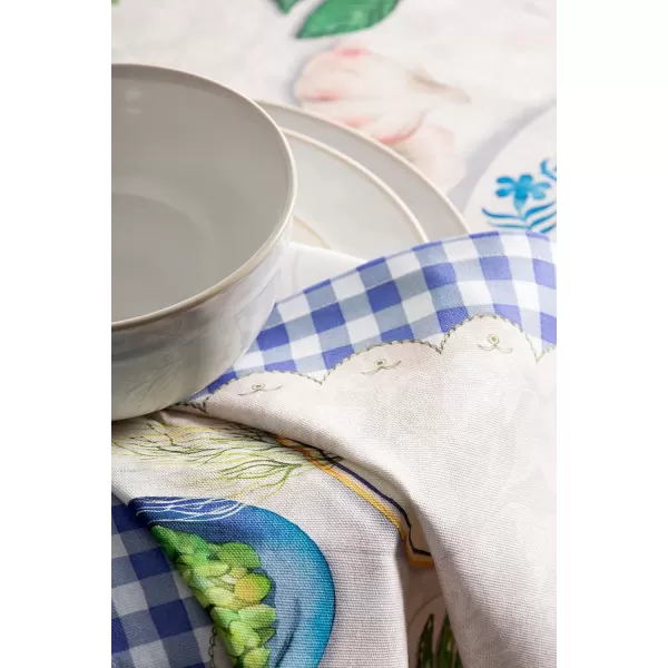imageMaison d Hermine Napkin 100 Cotton Set of 4 Decorative Washable Table Cloth Napkins Dining Wedding Banquet Buffet Happy Florals  High Summer  SpringSummer 20x2025  Gourmand