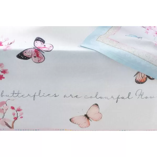 imageMaison d Hermine Napkin 100 Cotton Set of 4 Decorative Washable Table Cloth Napkins Dining Wedding Banquet Buffet Happy Florals  High Summer  SpringSummer 20x2009  Blossoms in Spring