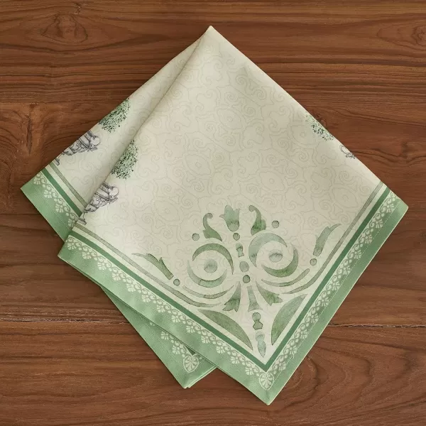 imageMaison d Hermine Napkin 100 Cotton Set of 4 Decorative Washable Table Cloth Napkins Dining Wedding Banquet Buffet Happy Florals  High Summer  SpringSummer 20x2005  Jardin Du Roy