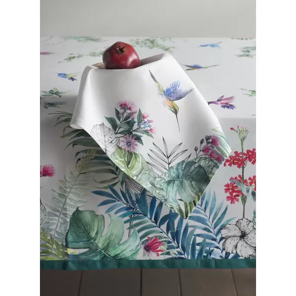imageMaison d Hermine Napkin 100 Cotton Set of 4 Decorative Washable Table Cloth Napkins Dining Wedding Banquet Buffet Happy Florals  High Summer  SpringSummer 20x2006  Tropiques