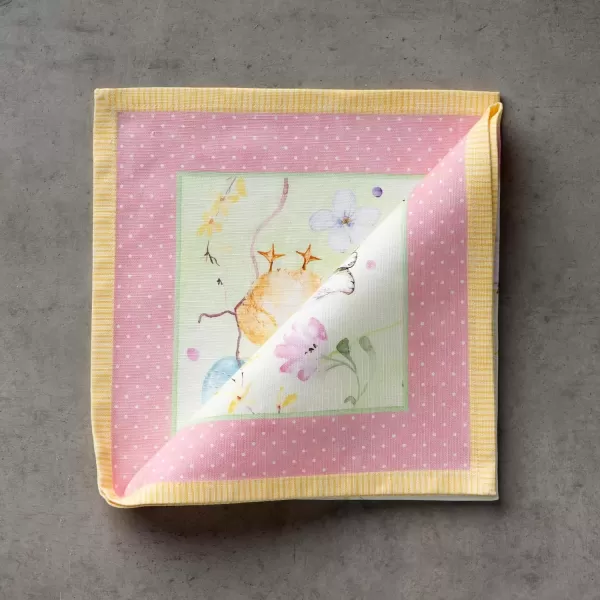 imageMaison d Hermine Napkin 100 Cotton Set of 4 Decorative Washable Table Cloth Napkins Dining Wedding Banquet Buffet Happy Florals  High Summer  SpringSummer 20x2021  Easter Zest