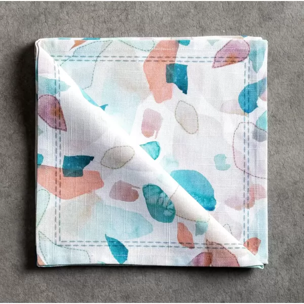 imageMaison d Hermine Napkin 100 Cotton Set of 4 Decorative Washable Table Cloth Napkins Dining Wedding Banquet Buffet Happy Florals  High Summer  SpringSummer 20x2022  Summer Picnic