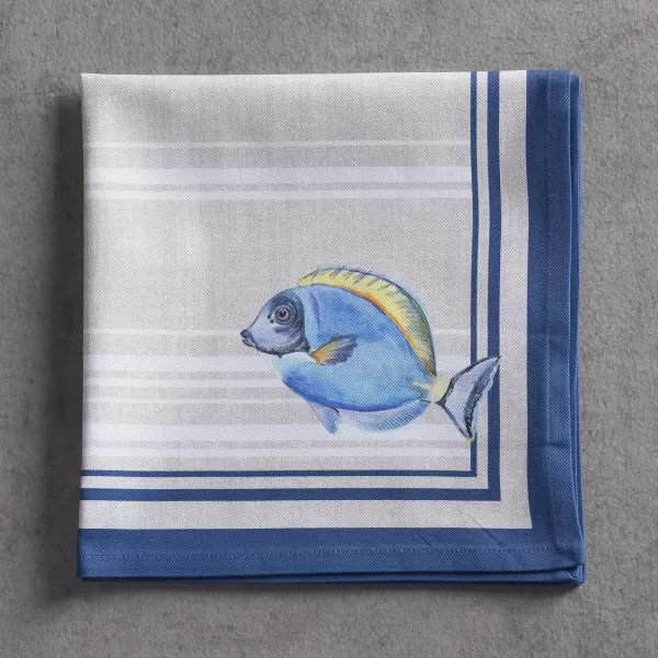 imageMaison d Hermine Napkin 100 Cotton Set of 4 Decorative Washable Table Cloth Napkins Dining Wedding Banquet Buffet Happy Florals  High Summer  SpringSummer 20x2016  Poisson