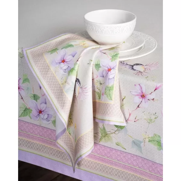 imageMaison d Hermine Napkin 100 Cotton Set of 4 Decorative Washable Table Cloth Napkins Dining Wedding Banquet Buffet Happy Florals  High Summer  SpringSummer 20x2023  Magnolia Mornings