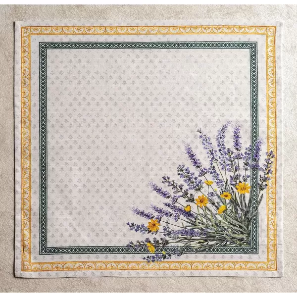 imageMaison d Hermine Napkin 100 Cotton Set of 4 Decorative Washable Table Cloth Napkins Dining Wedding Banquet Buffet Happy Florals  High Summer  SpringSummer 20x2003  Fanny Lavender