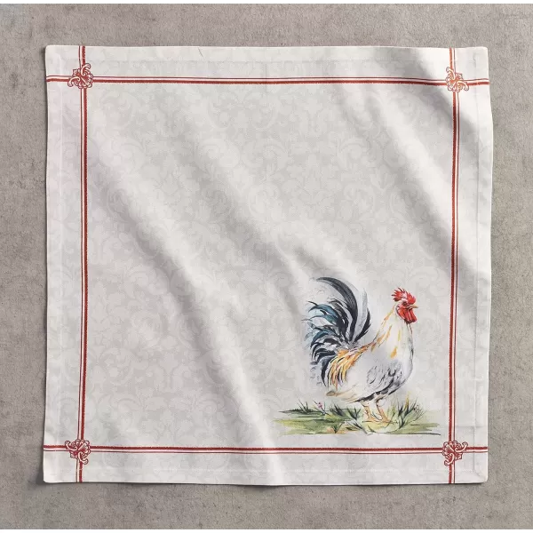 imageMaison d Hermine Napkin 100 Cotton Set of 4 Decorative Washable Table Cloth Napkins Dining Wedding Banquet Buffet Happy Florals  High Summer  SpringSummer 20x2008  Campagne
