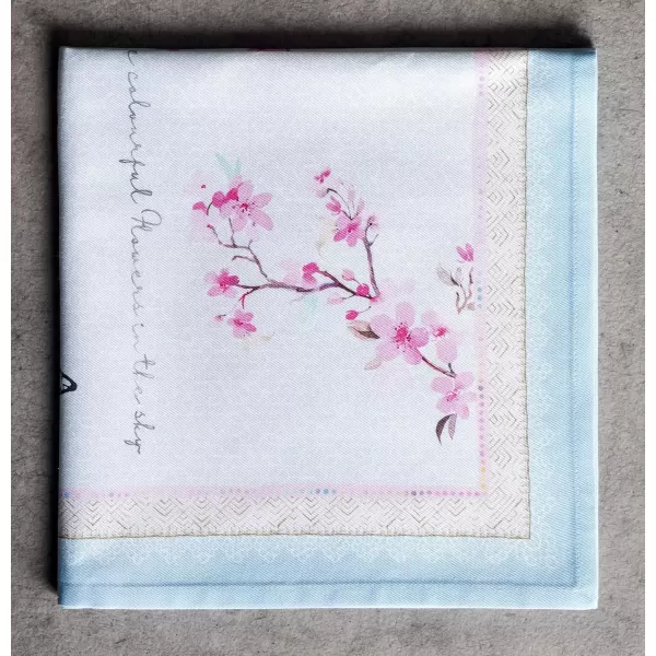imageMaison d Hermine Napkin 100 Cotton Set of 4 Decorative Washable Table Cloth Napkins Dining Wedding Banquet Buffet Happy Florals  High Summer  SpringSummer 20x2009  Blossoms in Spring