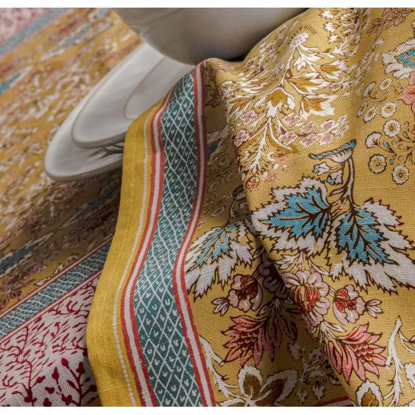 imageMaison d Hermine Napkin 100 Cotton Set of 4 Decorative Washable Table Cloth Napkins Dining Wedding Banquet Buffet Happy Florals  High Summer  SpringSummer 20x2001  Marquise