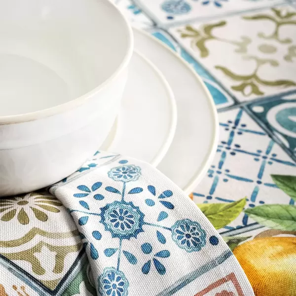 imageMaison d Hermine Napkin 100 Cotton Set of 4 Decorative Washable Table Cloth Napkins Dining Wedding Banquet Buffet Happy Florals  High Summer  SpringSummer 20x2010  Agrume