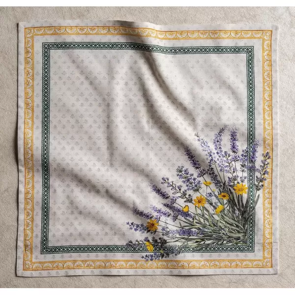 imageMaison d Hermine Napkin 100 Cotton Set of 4 Decorative Washable Table Cloth Napkins Dining Wedding Banquet Buffet Happy Florals  High Summer  SpringSummer 20x2003  Fanny Lavender