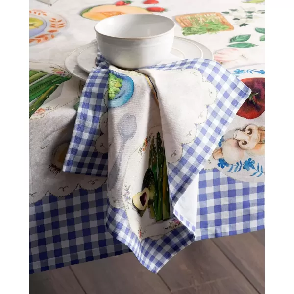 imageMaison d Hermine Napkin 100 Cotton Set of 4 Decorative Washable Table Cloth Napkins Dining Wedding Banquet Buffet Happy Florals  High Summer  SpringSummer 20x2025  Gourmand