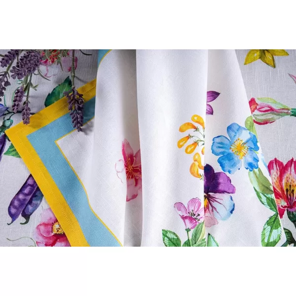 imageMaison d Hermine Napkin 100 Cotton Set of 4 Decorative Washable Table Cloth Napkins Dining Wedding Banquet Buffet Happy Florals  High Summer  SpringSummer 20x2020  Giverny