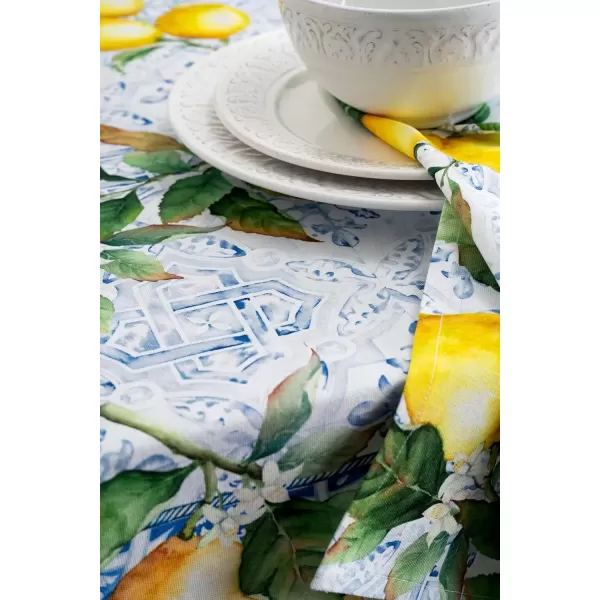 imageMaison d Hermine Napkin 100 Cotton Set of 4 Decorative Washable Table Cloth Napkins Dining Wedding Banquet Buffet Happy Florals  High Summer  SpringSummer 20x2019  Citrus