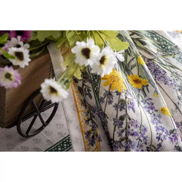 imageMaison d Hermine Napkin 100 Cotton Set of 4 Decorative Washable Table Cloth Napkins Dining Wedding Banquet Buffet Happy Florals  High Summer  SpringSummer 20x2003  Fanny Lavender