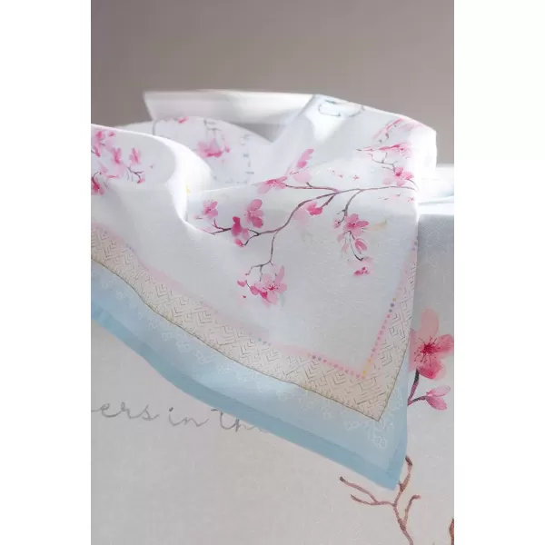 imageMaison d Hermine Napkin 100 Cotton Set of 4 Decorative Washable Table Cloth Napkins Dining Wedding Banquet Buffet Happy Florals  High Summer  SpringSummer 20x2009  Blossoms in Spring