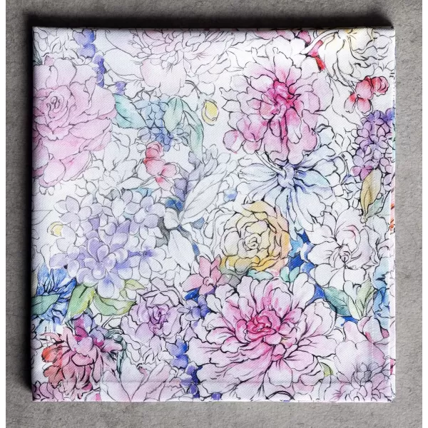 imageMaison d Hermine Napkin 100 Cotton Set of 4 Decorative Washable Table Cloth Napkins Dining Wedding Banquet Buffet Happy Florals  High Summer  SpringSummer 20x2007  Floral Love