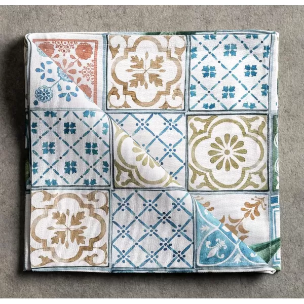 imageMaison d Hermine Napkin 100 Cotton Set of 4 Decorative Washable Table Cloth Napkins Dining Wedding Banquet Buffet Happy Florals  High Summer  SpringSummer 20x2010  Agrume