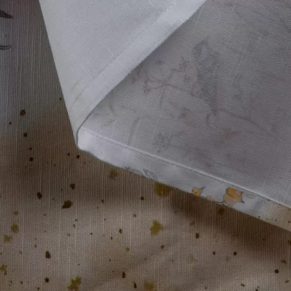 imageMaison d Hermine Napkins 20x20 100 Cotton Decorative Washable Table Cloth Napkin Kitchen Party Wedding Restaurant ampamp Camping Botanical Fresh  SpringSummer Set of 413  Meadow Florals  Beige