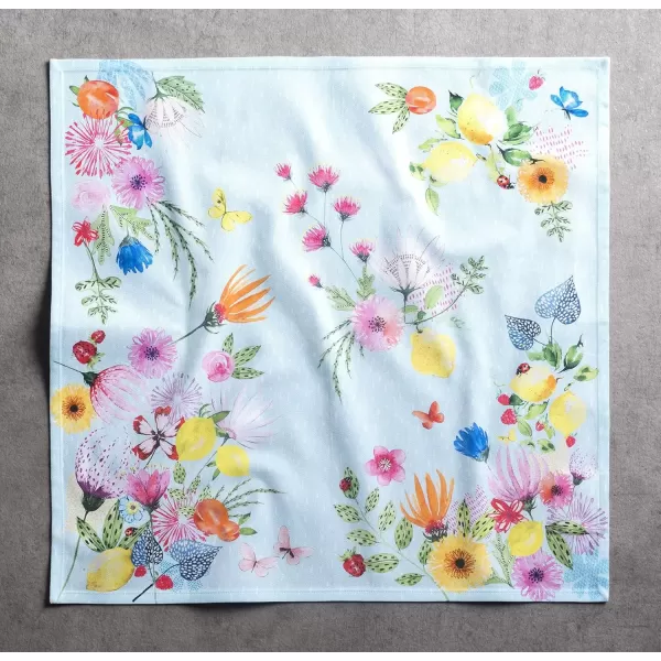 imageMaison d Hermine Napkins 20x20 100 Cotton Decorative Washable Table Cloth Napkin Kitchen Party Wedding Restaurant ampamp Camping Botanical Fresh  SpringSummer Set of 420  Jardin Dete  Mint