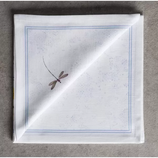 imageMaison d Hermine Napkins 20x20 100 Cotton Decorative Washable Table Cloth Napkin Kitchen Party Wedding Restaurant ampamp Camping Botanical Fresh  SpringSummer Set of 404  Fleurs De Mai
