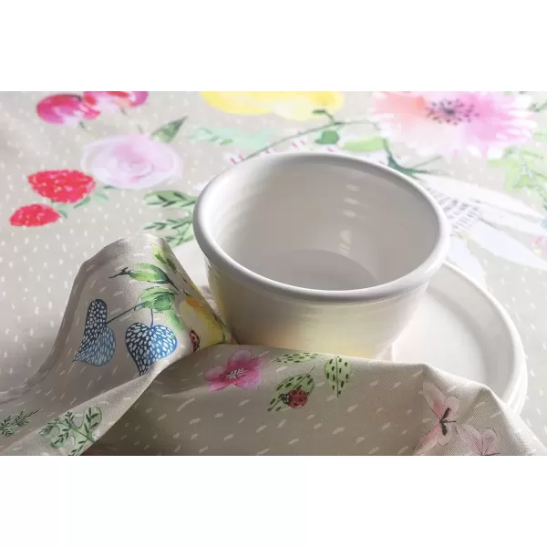 imageMaison d Hermine Napkins 20x20 100 Cotton Decorative Washable Table Cloth Napkin Kitchen Party Wedding Restaurant ampamp Camping Botanical Fresh  SpringSummer Set of 411  Jardin Dete  Fog