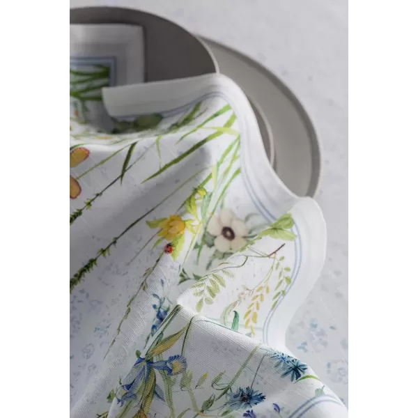 imageMaison d Hermine Napkins 20x20 100 Cotton Decorative Washable Table Cloth Napkin Kitchen Party Wedding Restaurant ampamp Camping Botanical Fresh  SpringSummer Set of 404  Fleurs De Mai