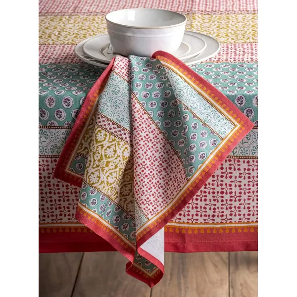 imageMaison d Hermine Napkins 20x20 100 Cotton Decorative Washable Table Cloth Napkin Kitchen Party Wedding Restaurant ampamp Camping Botanical Fresh  SpringSummer Set of 403  Provence