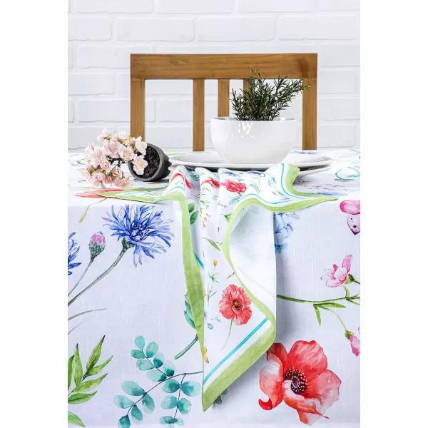 imageMaison d Hermine Napkins 20x20 100 Cotton Decorative Washable Table Cloth Napkin Kitchen Party Wedding Restaurant ampamp Camping Botanical Fresh  SpringSummer Set of 407  Just Floral