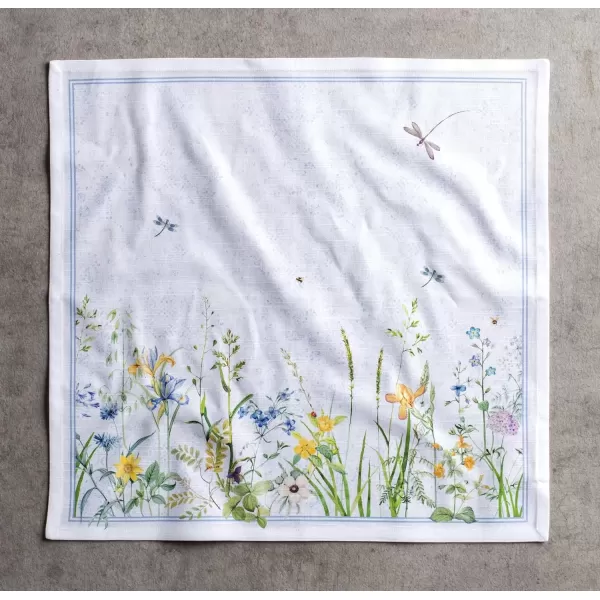 imageMaison d Hermine Napkins 20x20 100 Cotton Decorative Washable Table Cloth Napkin Kitchen Party Wedding Restaurant ampamp Camping Botanical Fresh  SpringSummer Set of 404  Fleurs De Mai