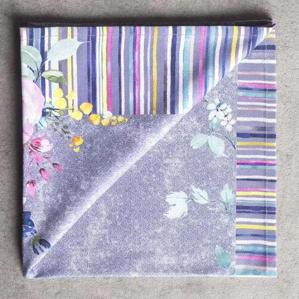 imageMaison d Hermine Napkins 20x20 100 Cotton Decorative Washable Table Cloth Napkin Kitchen Party Wedding Restaurant ampamp Camping Botanical Fresh  SpringSummer Set of 422  Sweet Rose Lavender  Lush