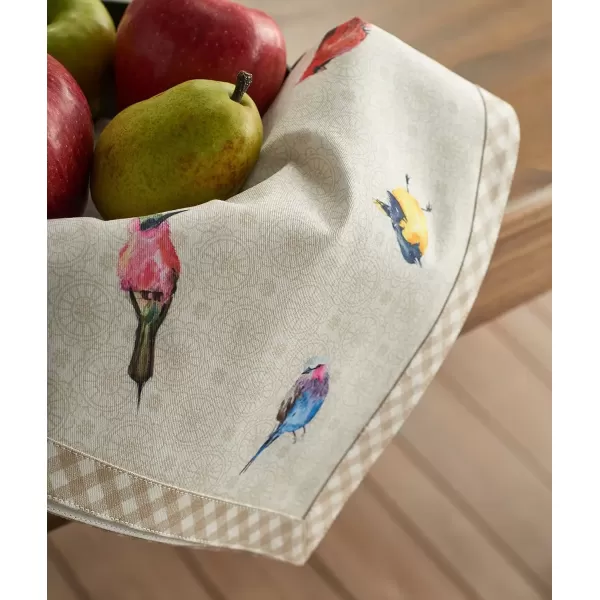 imageMaison d Hermine Napkins 20x20 100 Cotton Decorative Washable Table Cloth Napkin Kitchen Party Wedding Restaurant ampamp Camping Botanical Fresh  SpringSummer Set of 406  Birdies on Wire