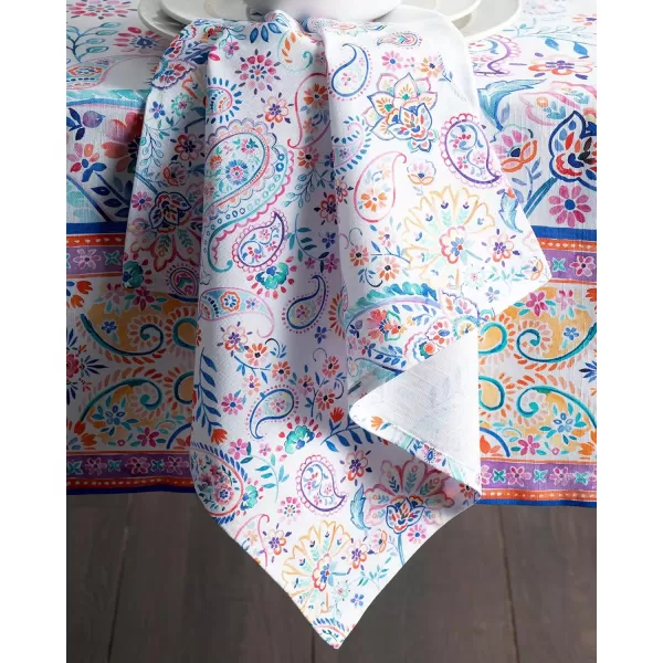 imageMaison d Hermine Napkins 20x20 100 Cotton Decorative Washable Table Cloth Napkin Kitchen Party Wedding Restaurant ampamp Camping Botanical Fresh  SpringSummer Set of 423  Indian Floral