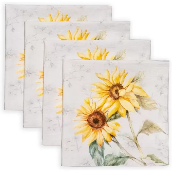 imageMaison d Hermine Napkins 20x20 100 Cotton Decorative Washable Table Cloth Napkin Kitchen Party Wedding Restaurant ampamp Camping Botanical Fresh  SpringSummer Set of 425  Candice