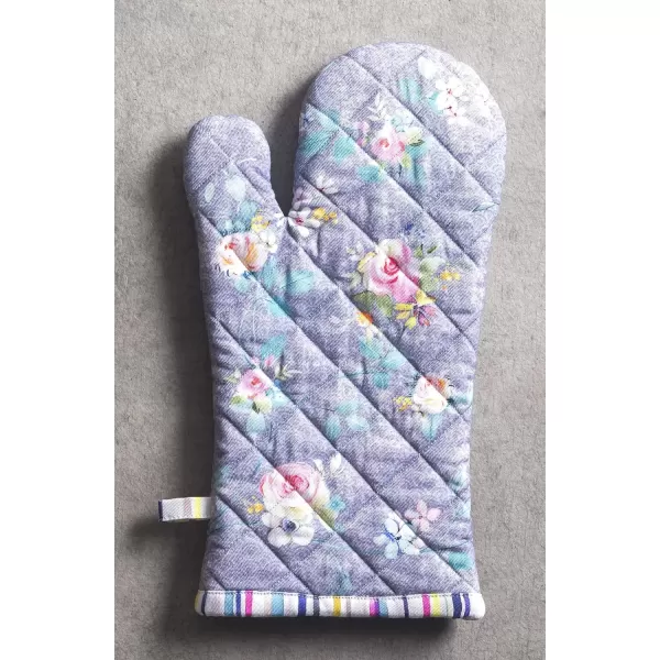 imageMaison d Hermine Oven Mitt  Pot Holder 100 Cotton Heat Resistant Kitchen Oven Gloves 75quotx13quot ampamp Hot Pads 8quotx8quot Chef Women ampamp Men Parties Birdies On Wire  SpringSummer22  Sweet Rose Lavender  Lush