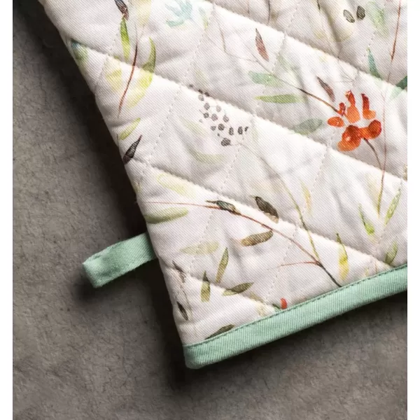 imageMaison d Hermine Oven Mitt  Pot Holder 100 Cotton Heat Resistant Kitchen Oven Gloves 75quotx13quot ampamp Hot Pads 8quotx8quot Chef Women ampamp Men Parties Birdies On Wire  SpringSummer10  Colmar