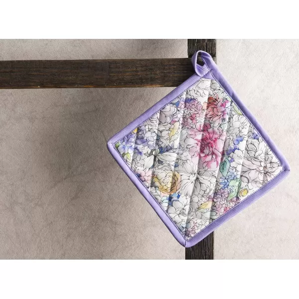 imageMaison d Hermine Oven Mitt  Pot Holder 100 Cotton Heat Resistant Kitchen Oven Gloves 75quotx13quot ampamp Hot Pads 8quotx8quot Chef Women ampamp Men Parties Birdies On Wire  SpringSummer36  Floral Love