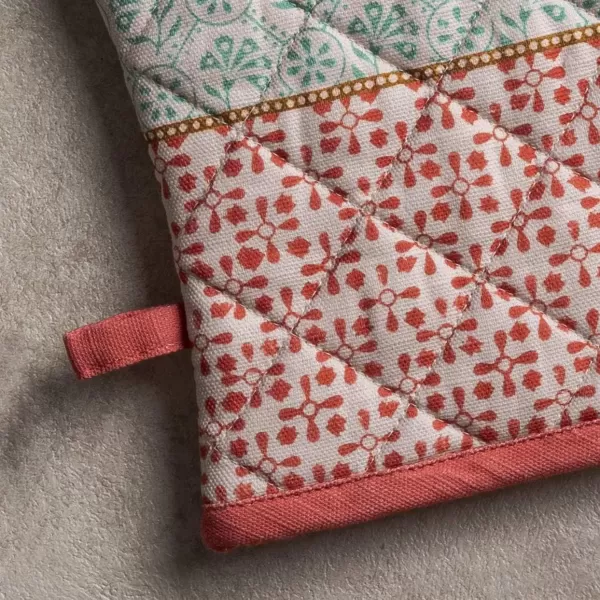 imageMaison d Hermine Oven Mitt  Pot Holder 100 Cotton Heat Resistant Kitchen Oven Gloves 75quotx13quot ampamp Hot Pads 8quotx8quot Chef Women ampamp Men Parties Birdies On Wire  SpringSummer13  Provence