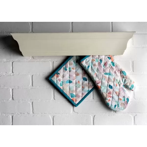 imageMaison d Hermine Oven Mitt  Pot Holder 100 Cotton Heat Resistant Kitchen Oven Gloves 75quotx13quot ampamp Hot Pads 8quotx8quot Chef Women ampamp Men Parties Birdies On Wire  SpringSummer45  Summer Picnic
