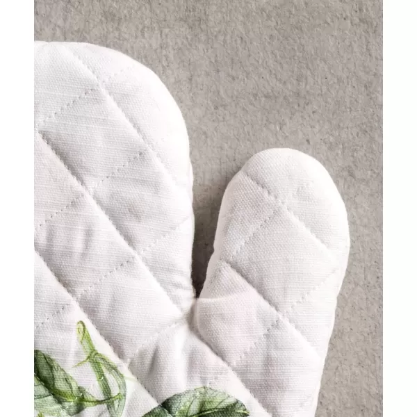 imageMaison d Hermine Oven Mitt  Pot Holder 100 Cotton Heat Resistant Kitchen Oven Gloves 75quotx13quot ampamp Hot Pads 8quotx8quot Chef Women ampamp Men Parties Birdies On Wire  SpringSummer3  Limoncello