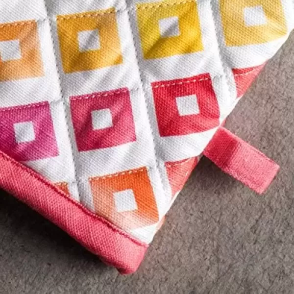 imageMaison d Hermine Oven Mitt  Pot Holder 100 Cotton Heat Resistant Kitchen Oven Gloves 75quotx13quot ampamp Hot Pads 8quotx8quot Chef Women ampamp Men Parties Birdies On Wire  SpringSummer42  Summer Maze